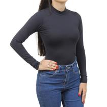 Body Feminino Manga longa Preto Country City 39509