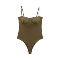 Body Feminino Modelador Sem Mangas E Decotado Nas Costas HXAO Verão 2025 Rave Thong Camisole Body Feminino Modelador Sem Mangas E Decotado Nas Costas HXAO Verão 2025 Rave Thong Camisole
