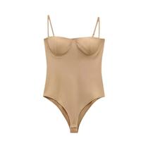 Body Feminino Modelador Sem Mangas E Decotado Nas Costas HXAO Verão 2025 Rave Thong Camisole Body Feminino Modelador Sem Mangas E Decotado Nas Costas HXAO Verão 2025 Rave Thong Camisole