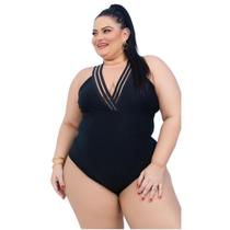 Body Feminino Plus Size-48 Ao 52-Blogueira! Balada
