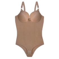 Body Feminino Plus Size Modelador De Cintura Cetinete XG