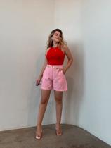 Body Feminino Poliamida Liso Nadador Regata Sarah