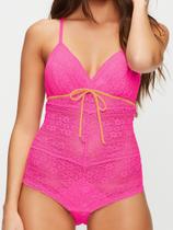 Body feminino renda n sloggi 57002