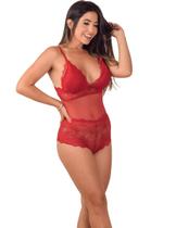 Body feminino renda sexy bojo soft