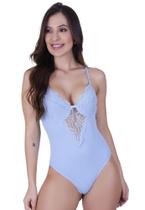 Body Feminino sem Bojo com Aro Microfibra Meia Taça - c1 JULIETE