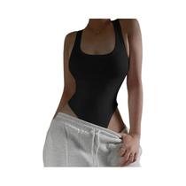 Body Feminino Sem Mangas com Ombro de Fora - Malha Sexy, Bodycon, Casual