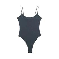 Body Feminino Sexy Sem Costas com Alça Fina e Botão de Pressão - Traf Skinny Body Feminino Sexy Sem Costas com Alça Fina e Botão de Pressão - Traf Skinny