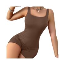 Body Feminino Sexy, Sem Costas e Sem Mangas - Modelo Bodycon Curto