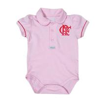 Body Flamengo Polo Rosa Oficial