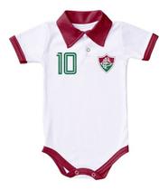 Body Fluminense Bebe Recem Nascido Branco Ou Rosa Oficial Nf - Branco - M (3-6 meses)