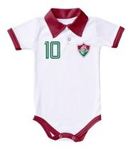 Body Fluminense Bebe Recem Nascido Branco Ou Rosa Oficial Nf - Branco - P (0-3 meses)