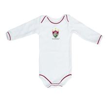 Body Fluminense Longo Branco Torcida Baby Oficial Body Fluminense Longo Branco Torcida Baby Oficial