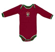 Body Fluminense Longo Torcida Baby Oficial