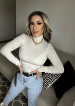 Body Francis - Manga Longa com Gola Alta - Off White Body Francis - Manga Longa com Gola Alta - Off White