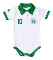 Body Goias Bebe Recem Nascido Branco Ou Rosa Oficial - Branco - M (3-6 meses) Body Goias Bebe Recem Nascido Branco Ou Rosa Oficial - Branco - M (3-6 meses)