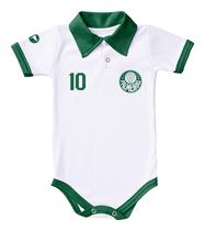 Body Gola Polo Macacão Infantil Palmeiras Para Bebê Time de Futebol Oficial