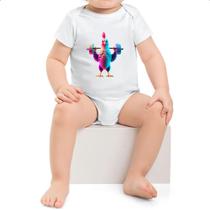 Body infantil Academia frango musculacao Body infantil Academia frango musculacao
