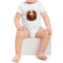 Body infantil Alegria com cafe