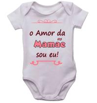 Body infantil amor da mamãe sou eu bodi bori bebê neném