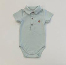 Body Infantil Bebe Grow Up Polo Branco Verão Moda Kids