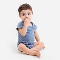 Body Infantil Bebe Liso Malha Algodão Manga Curta Unissex