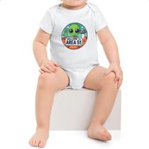 Body infantil Bem vindo a Area 51 Body infantil Bem vindo a Area 51