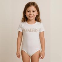 Body Infantil Boiadeira Branco Strass Festa Rodeio Moda Country Menina Suplex Premium Body Infantil Boiadeira Branco Strass Festa Rodeio Moda Country Menina Suplex Premium