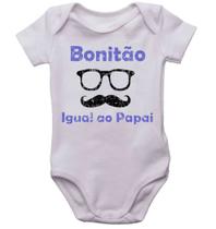 Body infantil bonitão igual ao papai bodi bori bebê nénem