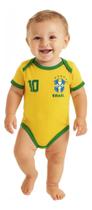 Body Infantil Brasa Verde e Amarelo Envio Imediato ! Body Infantil Brasa Verde e Amarelo Envio Imediato !
