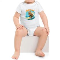 Body infantil Capivara surfs up