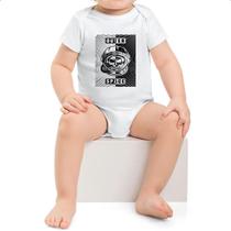 Body infantil Caveira Atronauta Outer Space