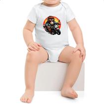 Body infantil Chimpanze motoqueiro radical II Body infantil Chimpanze motoqueiro radical II