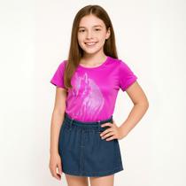 Body Infantil Country Cavalo Filha Rosa Pink Estilo Ana Castela Boiadeira Tamanhos 4 ao 10