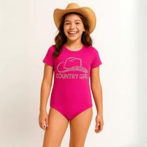 Body Infantil "Country Girl" com Strass Prata Tamanhos 4 ao 10 para Festas, Aniversários e Rodeios! Body Infantil "Country Girl" com Strass Prata Tamanhos 4 ao 10 para Festas, Aniversários e Rodeios!