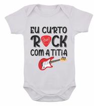 Body Infantil Curto Rock com a Titia