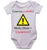 Body infantil dinda linda e amada só existe uma a minha