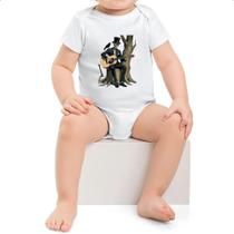 Body infantil Esqueleto tocando violao Body infantil Esqueleto tocando violao