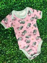 Body infantil fem estampa guaxinim rosa - tam g-bb Body infantil fem estampa guaxinim rosa - tam g-bb