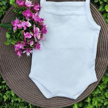 Body Infantil Feminino Body de Alcinha Liso Moda Verão Bebê Varias Cores 100% Suedine