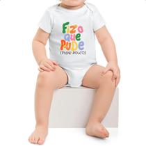 Body infantil Fiz o que pude e pude pouco