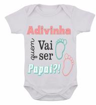 Body Infantil Frase Adivinha Quem Vai Ser Papai