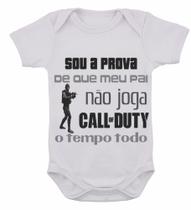 Body Infantil Frase Pai Não Joga Call Of Duty O Tempo Todo