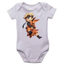 Body Infantil Geek - Naruto e Raposa de Nove Caudas