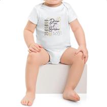 Body infantil Gospel Deixe a fe brilhar