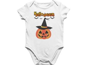 Body Infantil Halloween Dia da Bruxas Branca