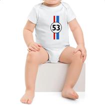 Body infantil Herbie 53 fusca falasse logotipo