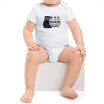 Body infantil Ironico Boi da cara preta pega gente falsa