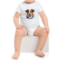Body infantil Jack Russell Terrier Watercolor Arte
