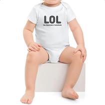 Body infantil LOL Liso Ostentando e Lamentando Body infantil LOL Liso Ostentando e Lamentando