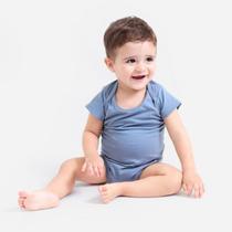 Body Infantil Manga Curta Bebê Algodão Unissex